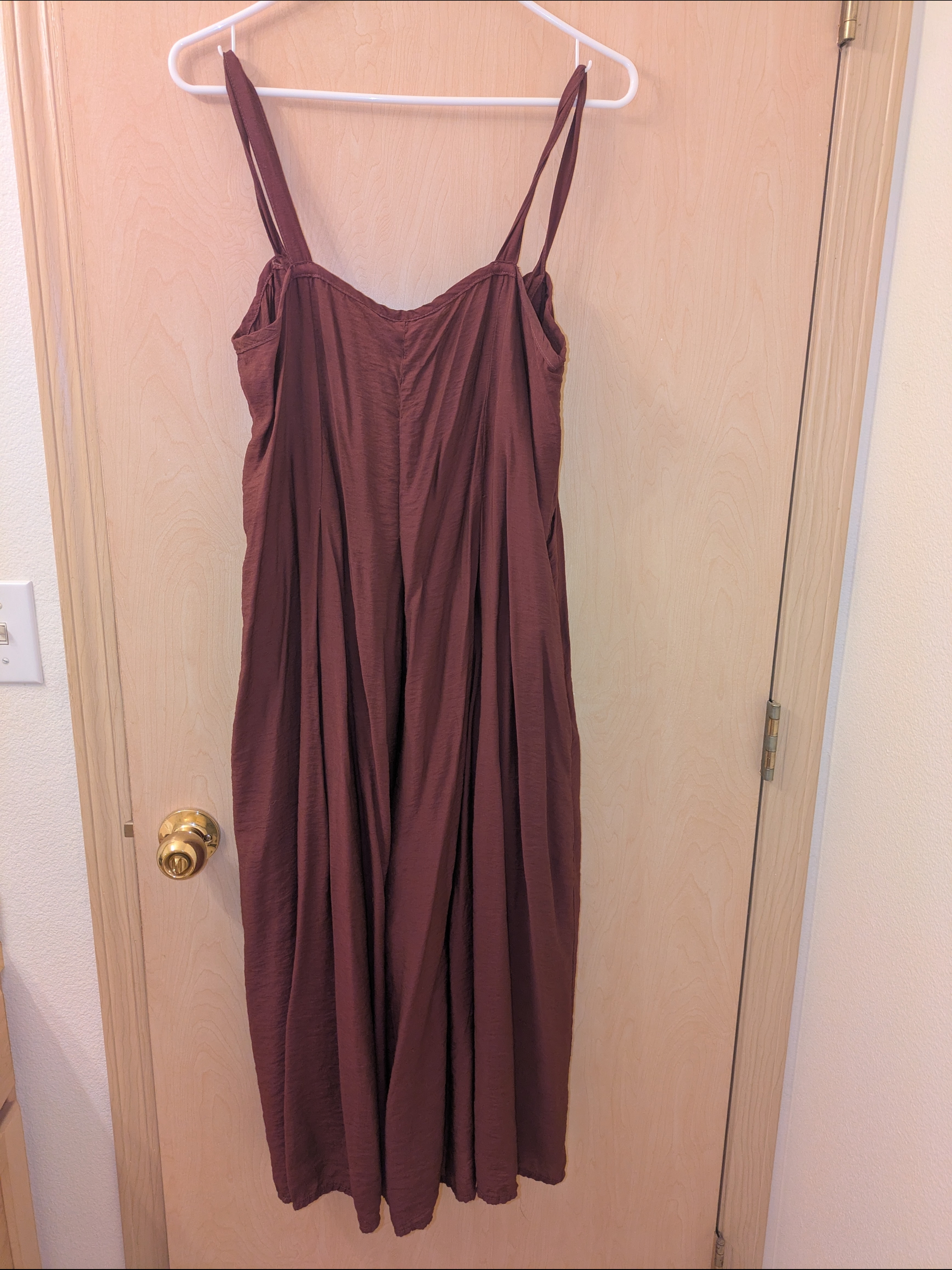 Cut Loose Rayon Parachute Cropped Jumpsuit
